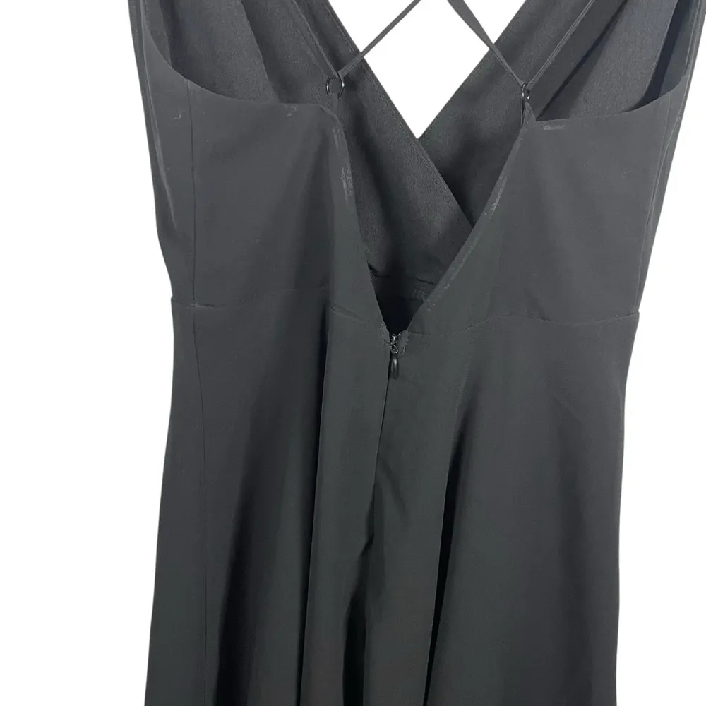 Tobi Women’s Strappy Back Skater Mini Dress in Black Size S - Image 8