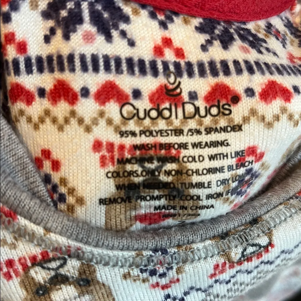 Cuddl Duds Cozy Pajama Top Pants Set - Image 4