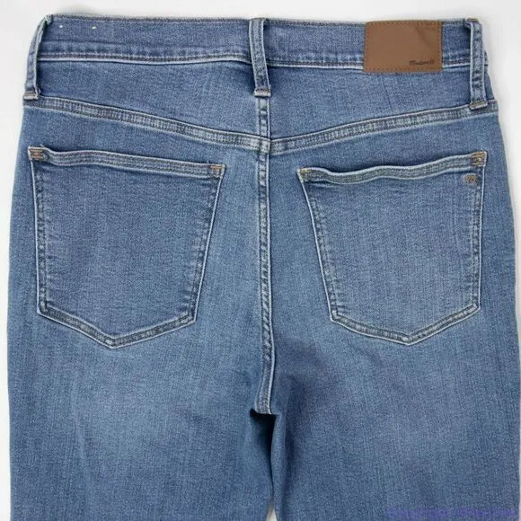 NEW Madewell the‎ tall Mid-rise Skinny Crop Jeans dewey wash, size 30T - Image 11