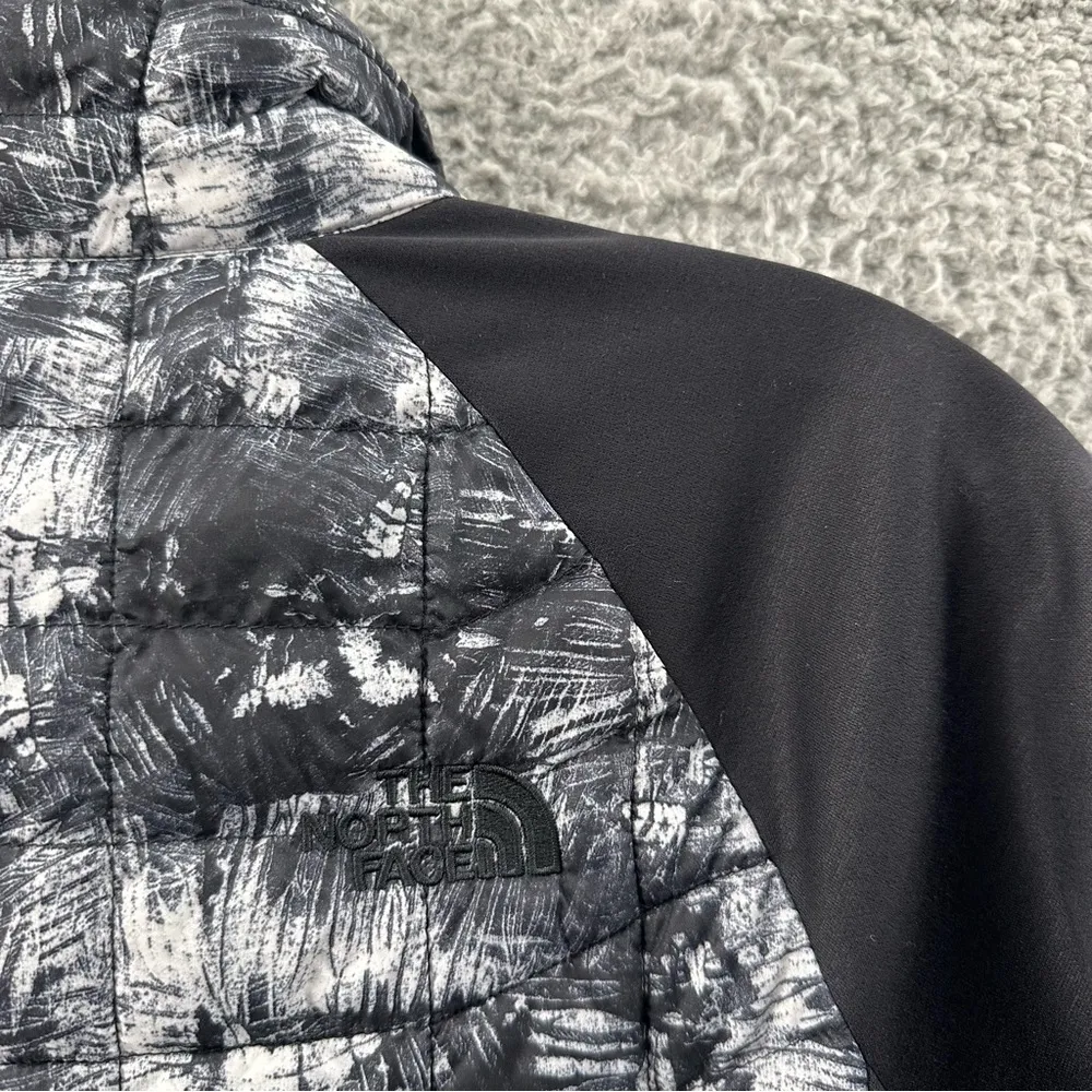 The North Face Thermoball Quilted Nano Puff Jacket Black Multi Outdoor Women's S - Image 5