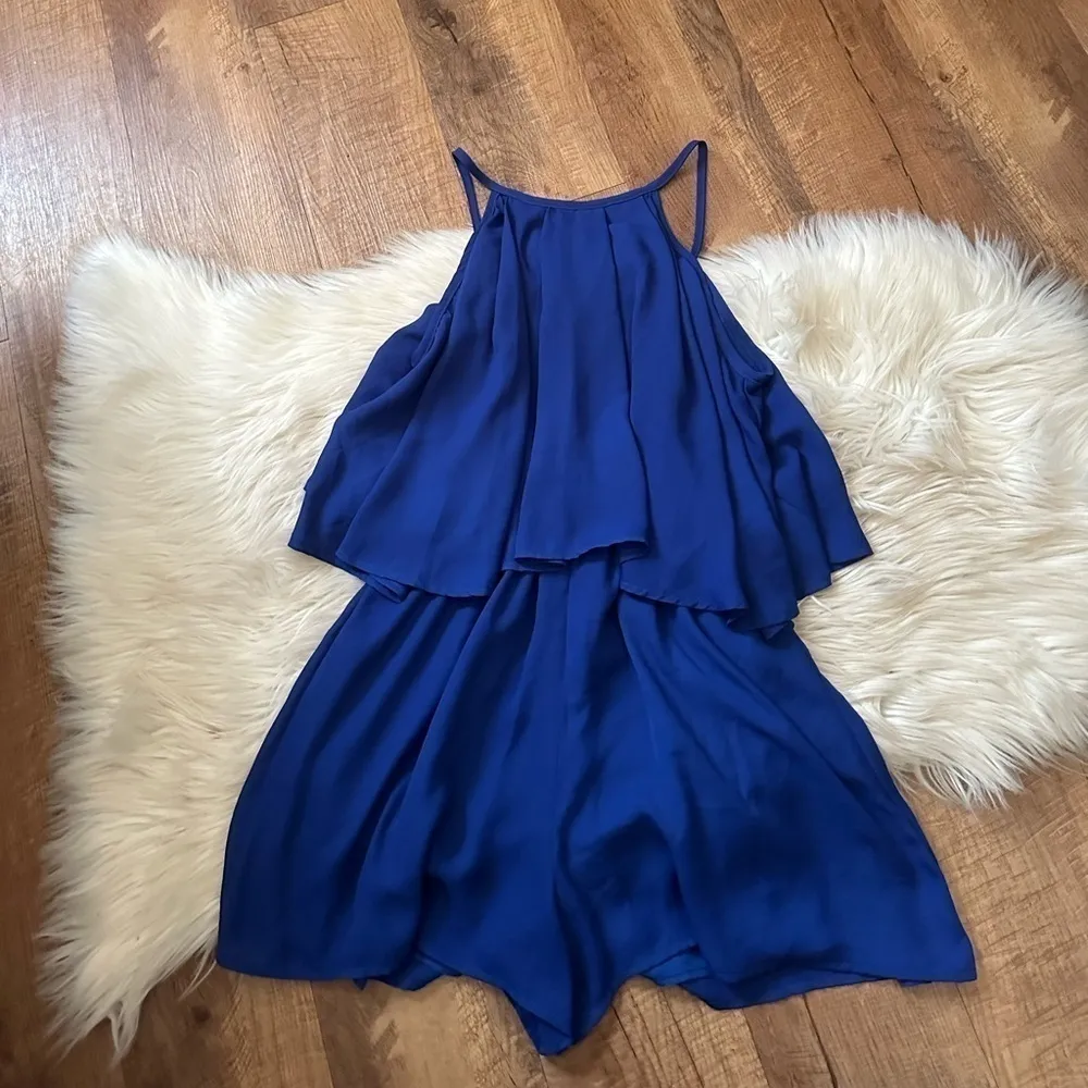 LULU’S No Matter What Royal Blue Romper - Image 4