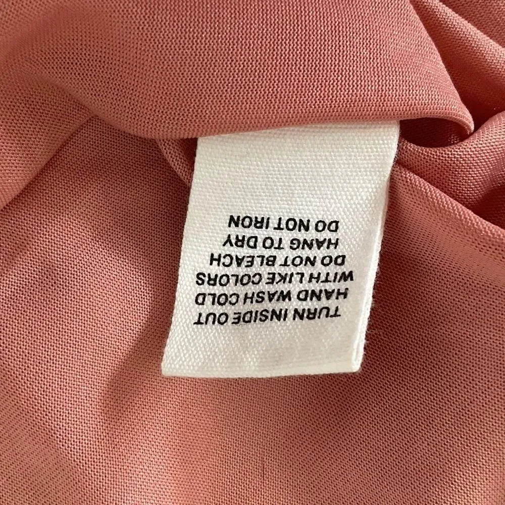 Anthropologie MINE Ruffle and Bow Crinkle Dress Size Large. - Image 10