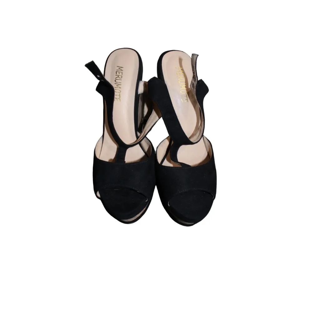 MERUMOTE 6" Wedge Heels Women's Shoes Summer Platforms Sandals Shoes size 8.5 - Image 4