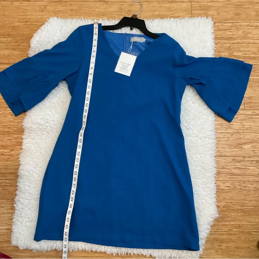 belongsci shift dress blue sz Large v - Image 5