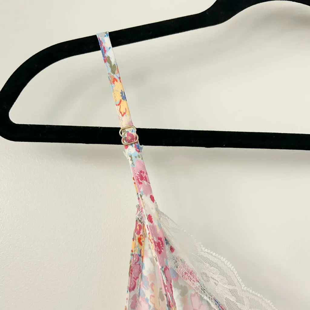 Beginning Boutique Vintage Style White Floral Lace Maxi Slip Dress Size 2 - Image 8