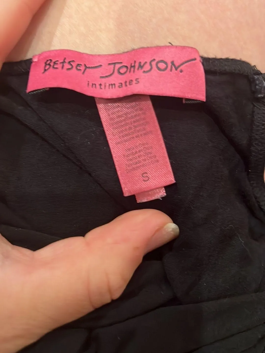 Pajama top black with blue bows - Image 3