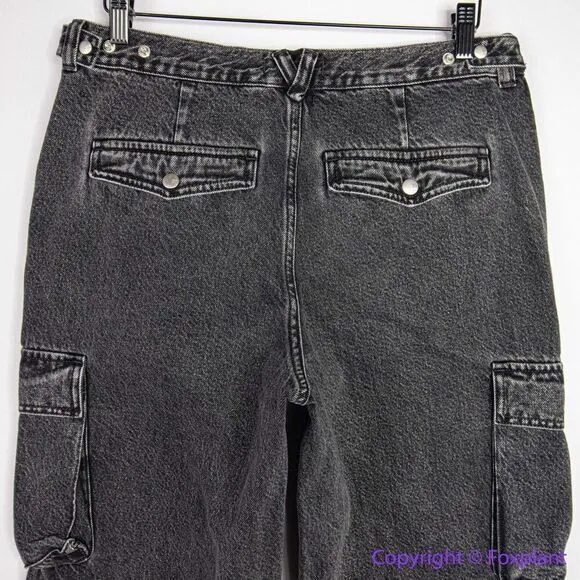 NEW‎ Madewell Low-Slung Straight Cargo Jeans in Ranney Wash, 29 - Image 12