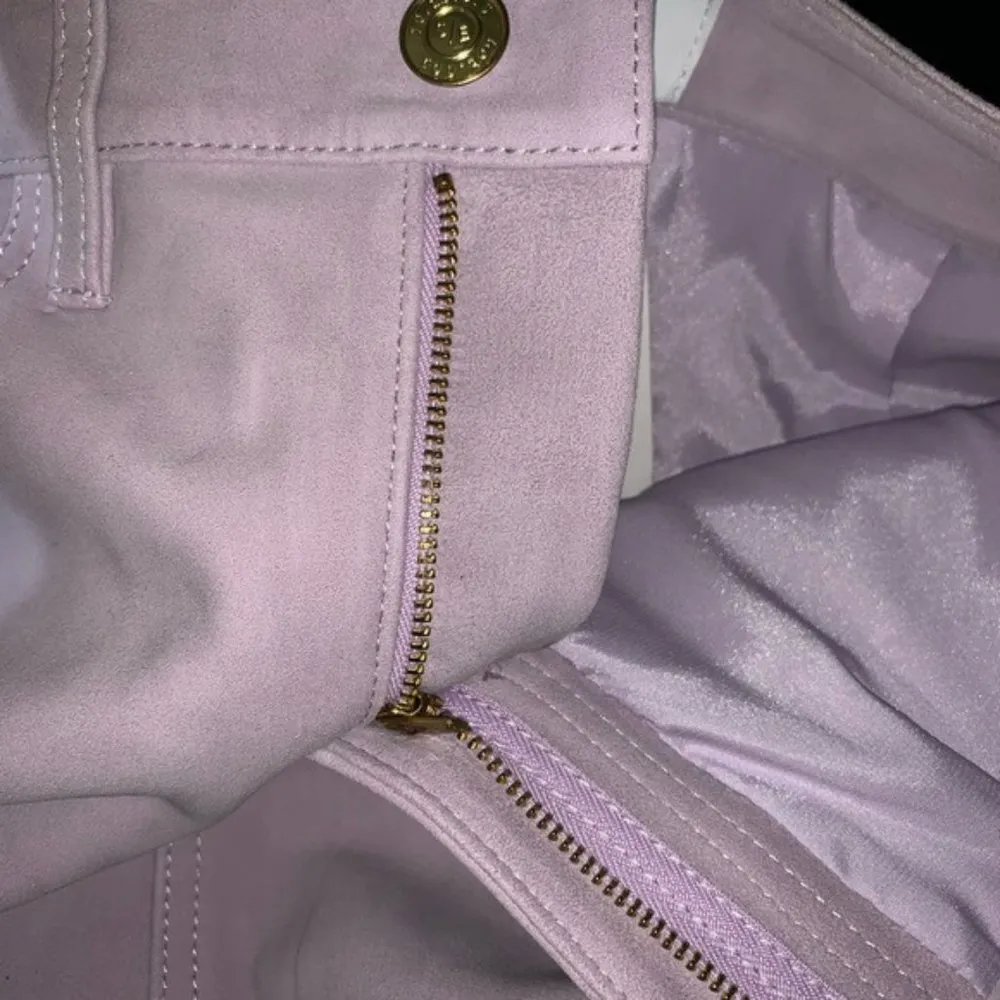 Current/Elliott Lamb Leather Lavender Mini Skirt Size 25 - Image 10