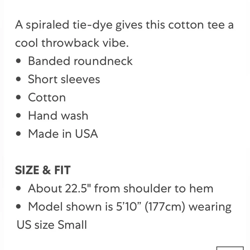 Lucca marble Tie dyed T - Image 2