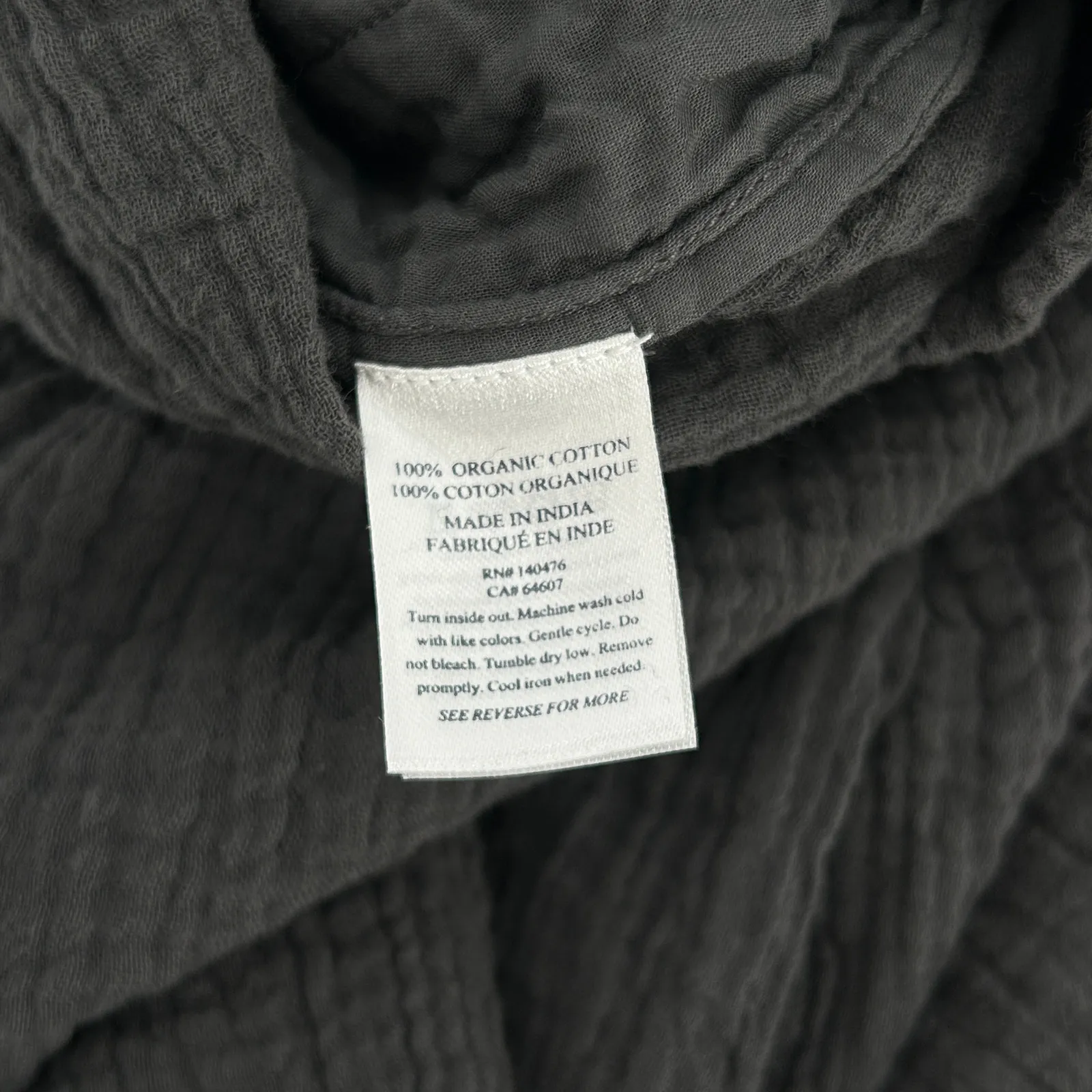 FAHERTY Dream Cotton Gauze Wide Leg Pants Womens XS Organic Sustainable Comfort - Image 7