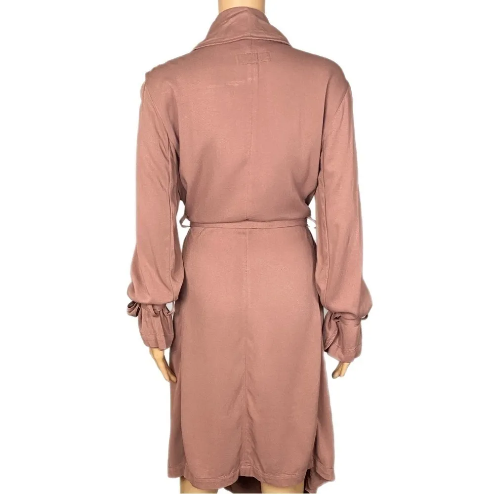 THREAD+SUPPLY “Emrata Duster”, lightweight open jacket w/POCKETS. Medium. EUC Pink - Image 9