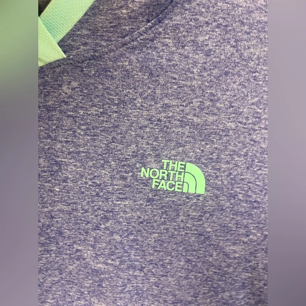 The North Face Women's Hoodie Athletic Shirt Thumb Hole Purple & Mint Size S - Image 4