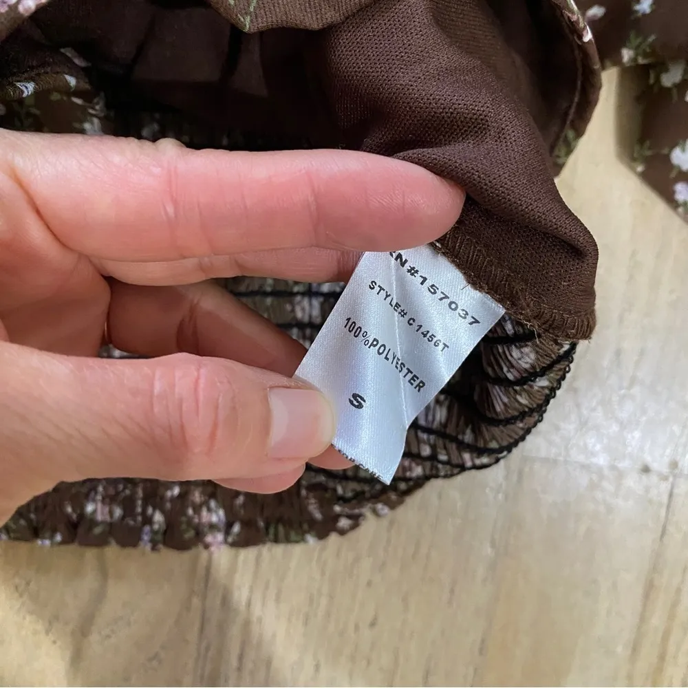 Isalis brown floral top - Image 11