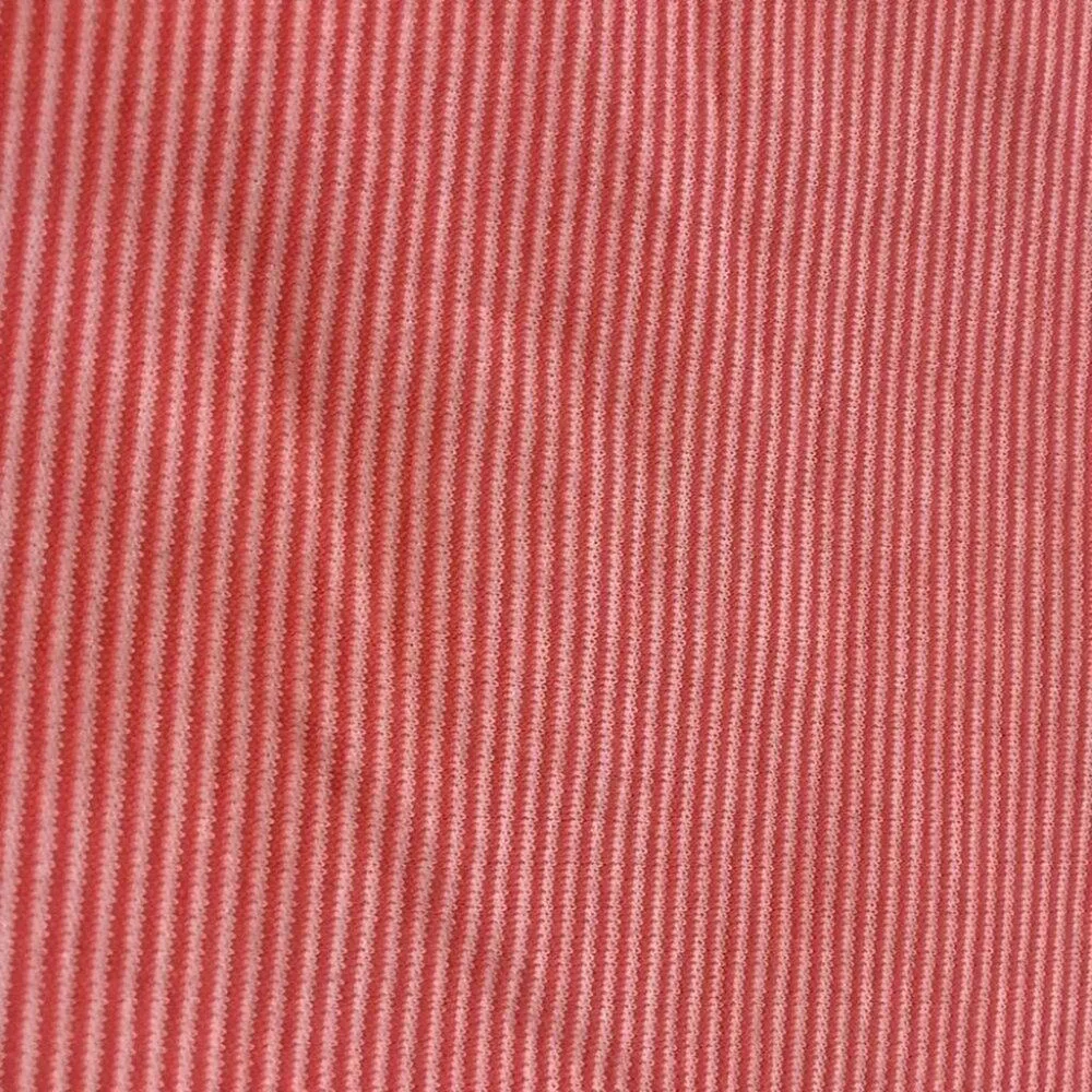 Chicos Size 3 Pink White Stripe Striped Ribbon Short Sleeve Comfy Cute Shirt - Image 7