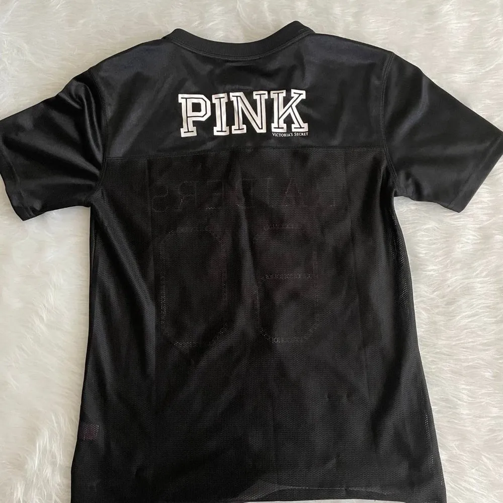 PINK Raiders women Jersey Tee Small - Image 3