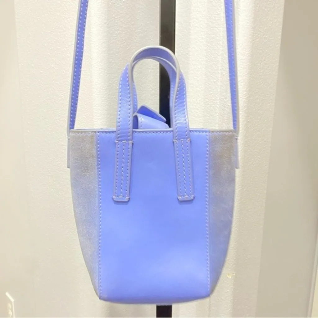 See By Chloé Tilda Bag in Persian Blue Purple Suede Braided Crossbody - Image 6