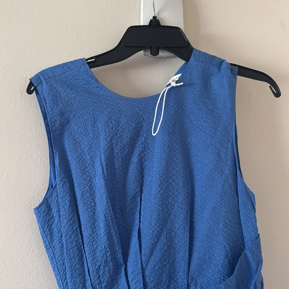 FRAME Draped textured-cotton midi dress, Size Small, $458 - Image 7