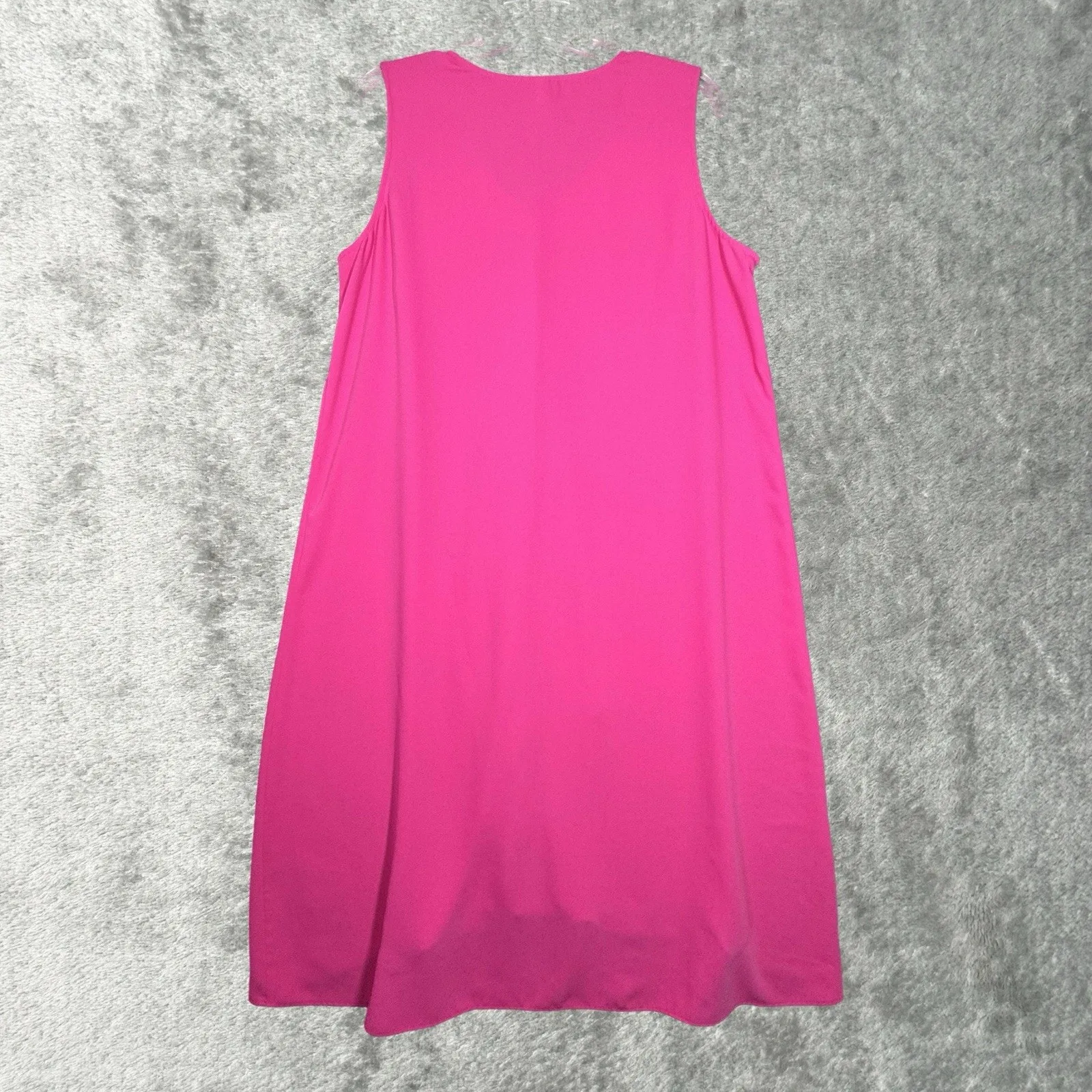 Catherines Dress Womens 1X‎ Barbie Pink Ruffle Midi Feminine Party Wedding Guest - Image 3