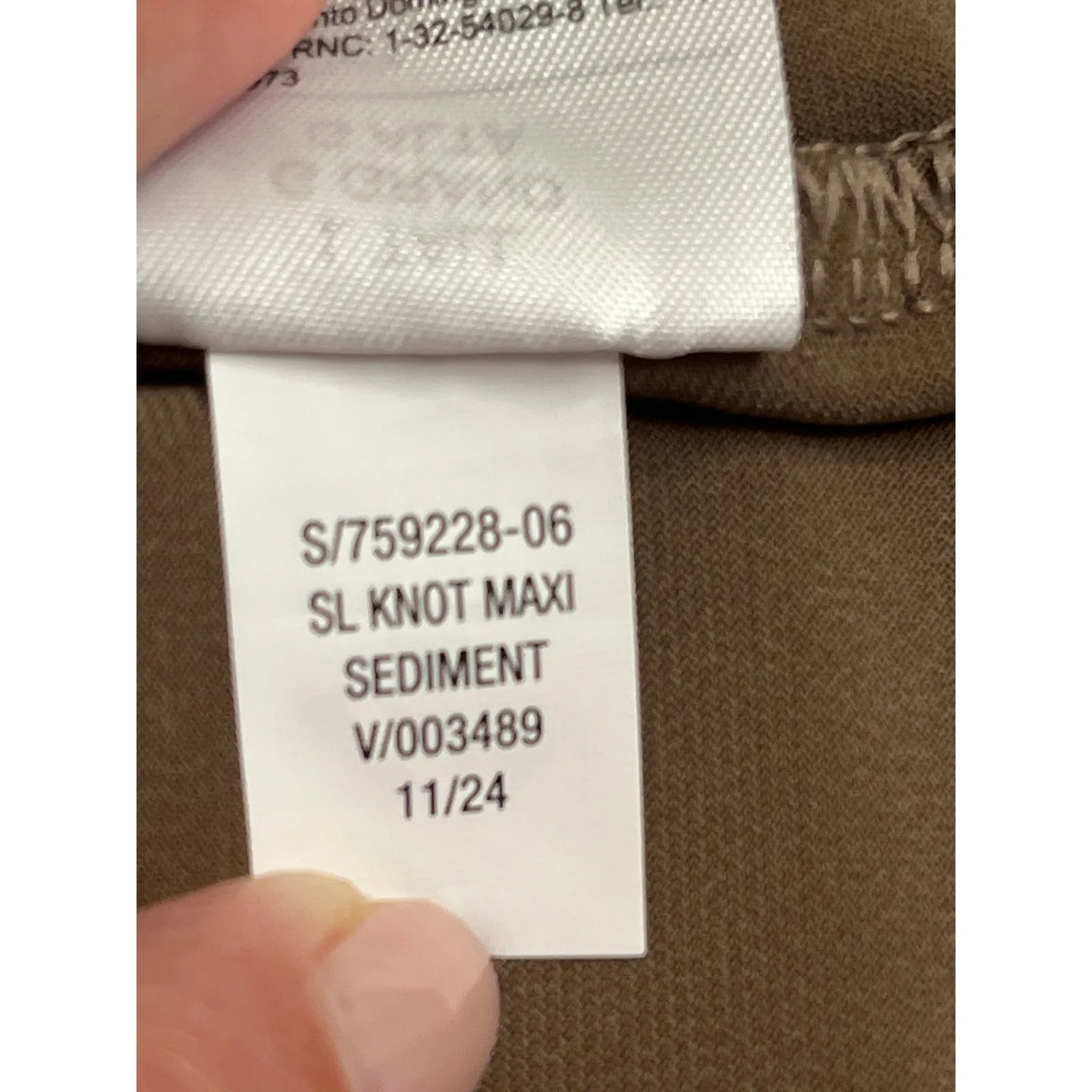 The Occasion by Old Navy Twist-Front Maxi Dress
 Sedimentary, size large tall - Image 10