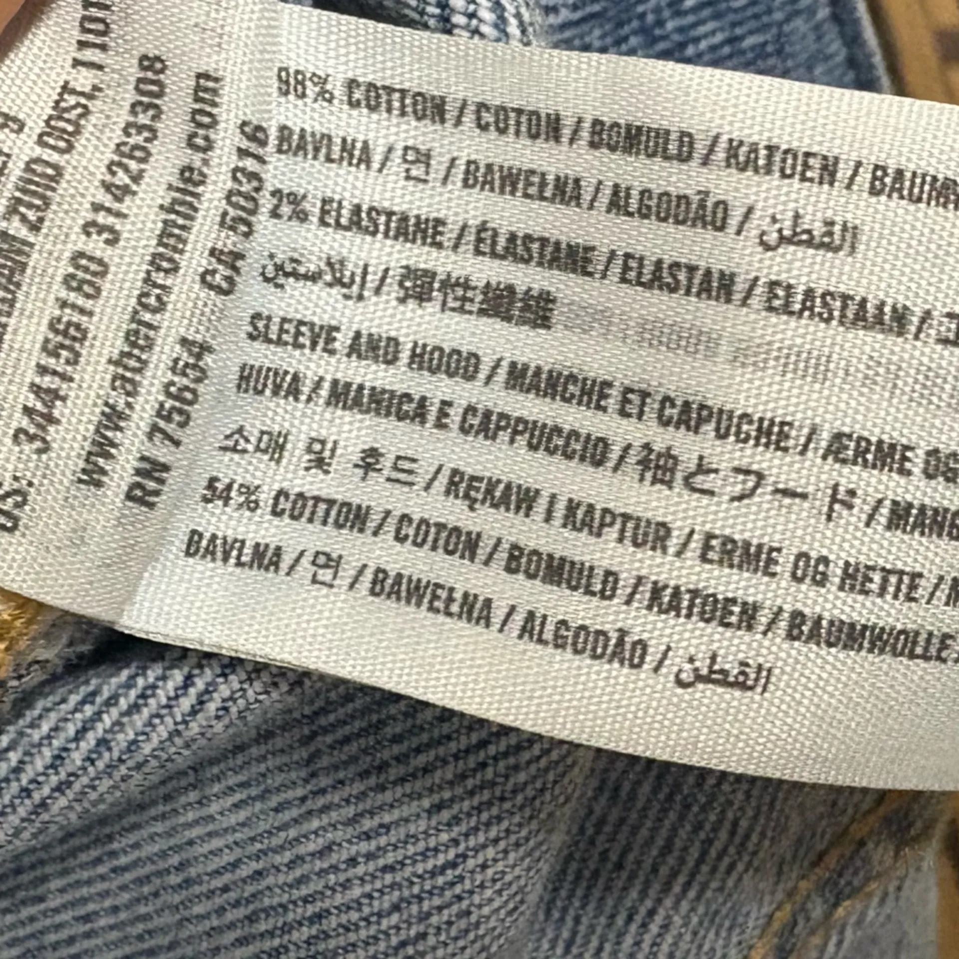 Hollister Denim‎ Sweatshirt Jacket Size Small - Image 8