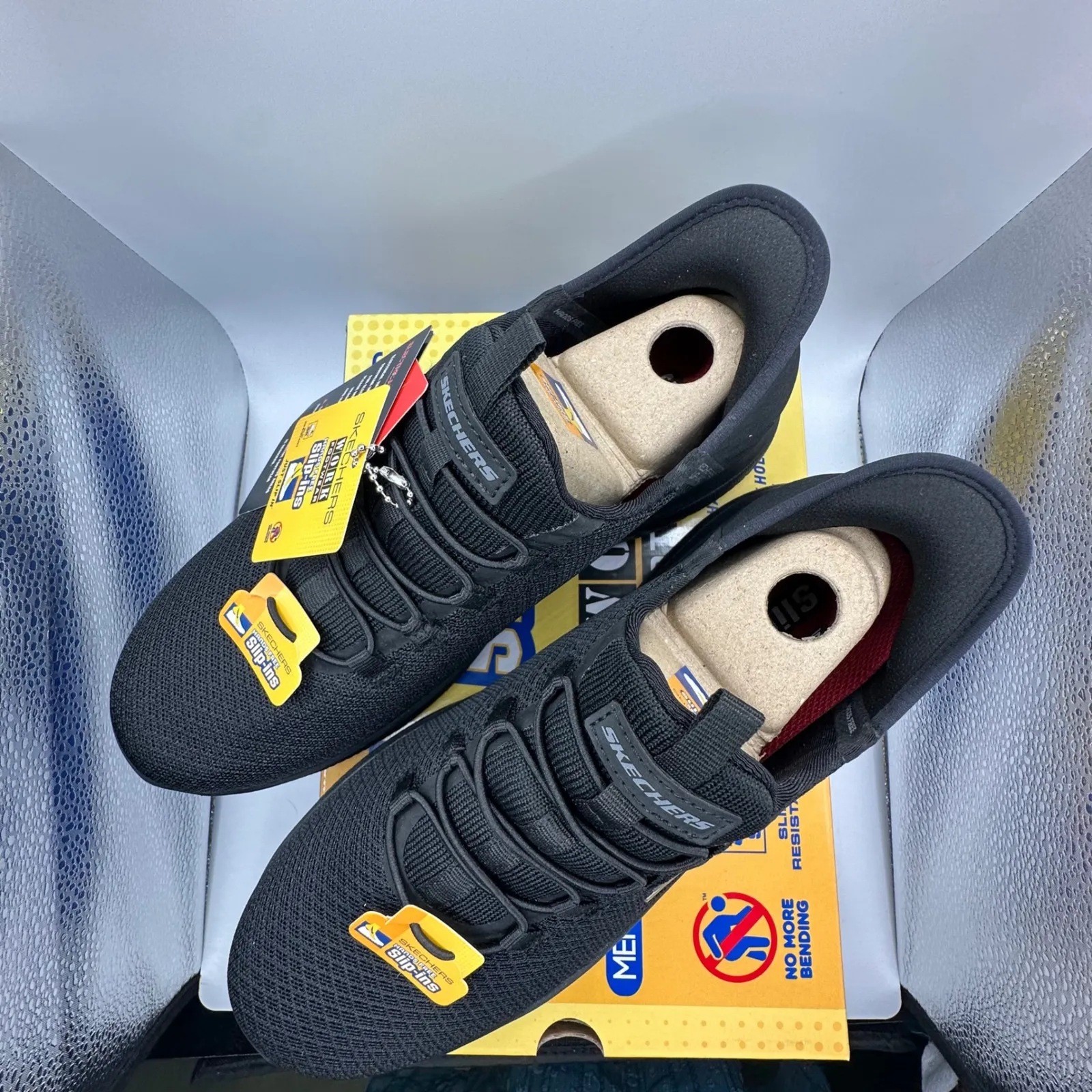 Skechers Work Footwear Hands Free Slip Ins Black Memory Foam women's Size 8.5 - Image 4