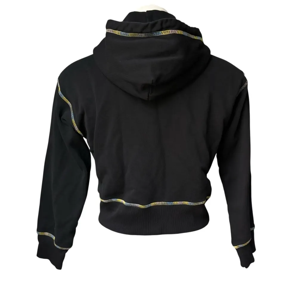 Adam Selman Sport Shrunken Zip Hoodie Black
Active Wear, Sz M - Image 2