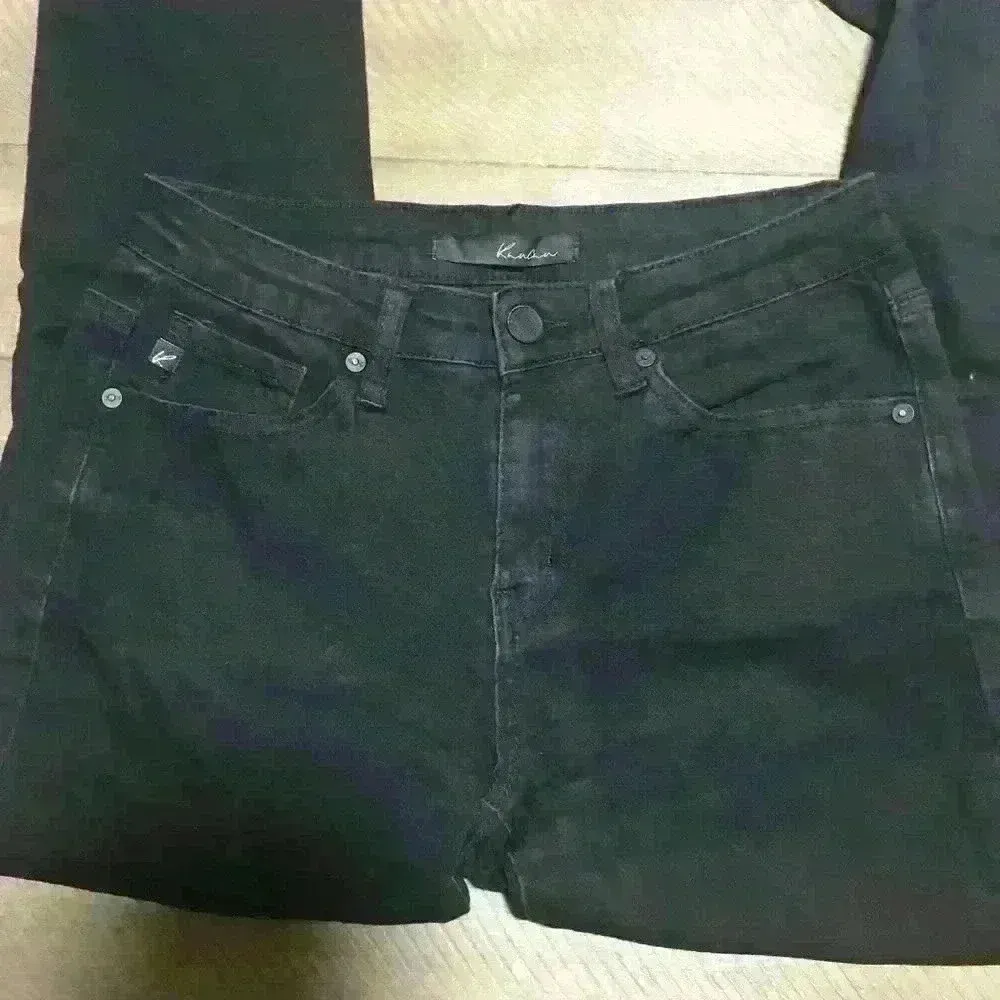 Kancan Estilo‎ KC5003BK distressed pants Sz 5/26 Black - Image 6