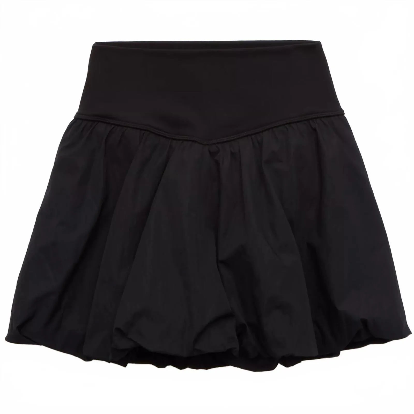 AE OFFLINE By Aerie Real Me Bubble Skort American Eagle NWT True Black Small - Image 4