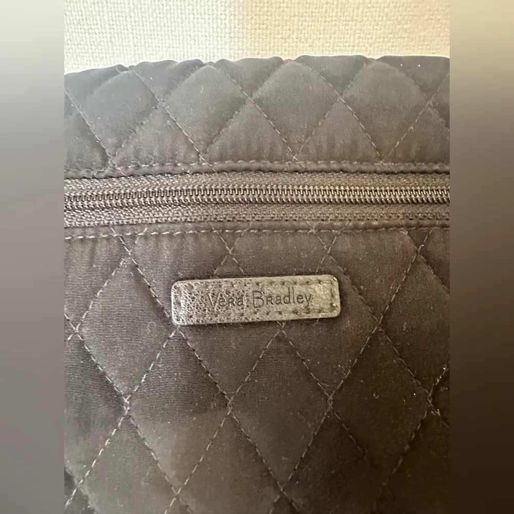 VERA BRADLEY Quilted Black Belt Bag WITH ADJUSTABLE STRAP - Image 3