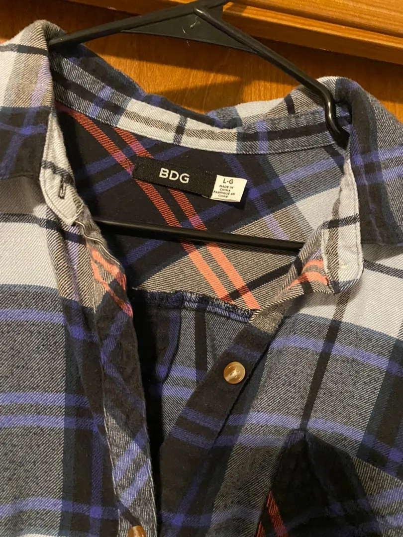 Urban Outfitters Blue Flannel  - Image 2