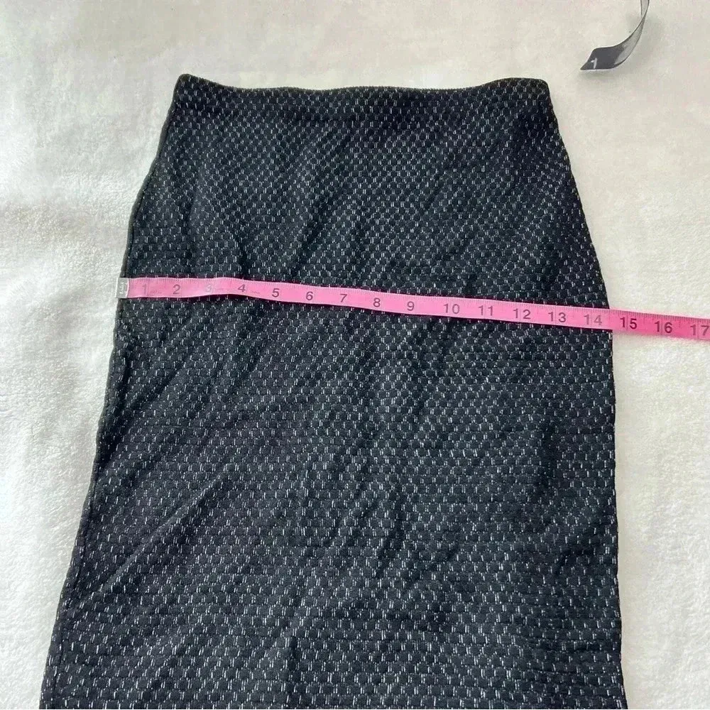 RACHEL ROY Womens Black Below The Knee Wear To Work Pencil Skirt S - Image 9