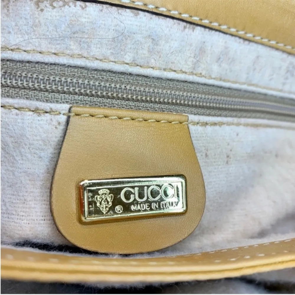 Vintage Gucci Micro GG Monogram Canvas Shoulder Bag - Image 10