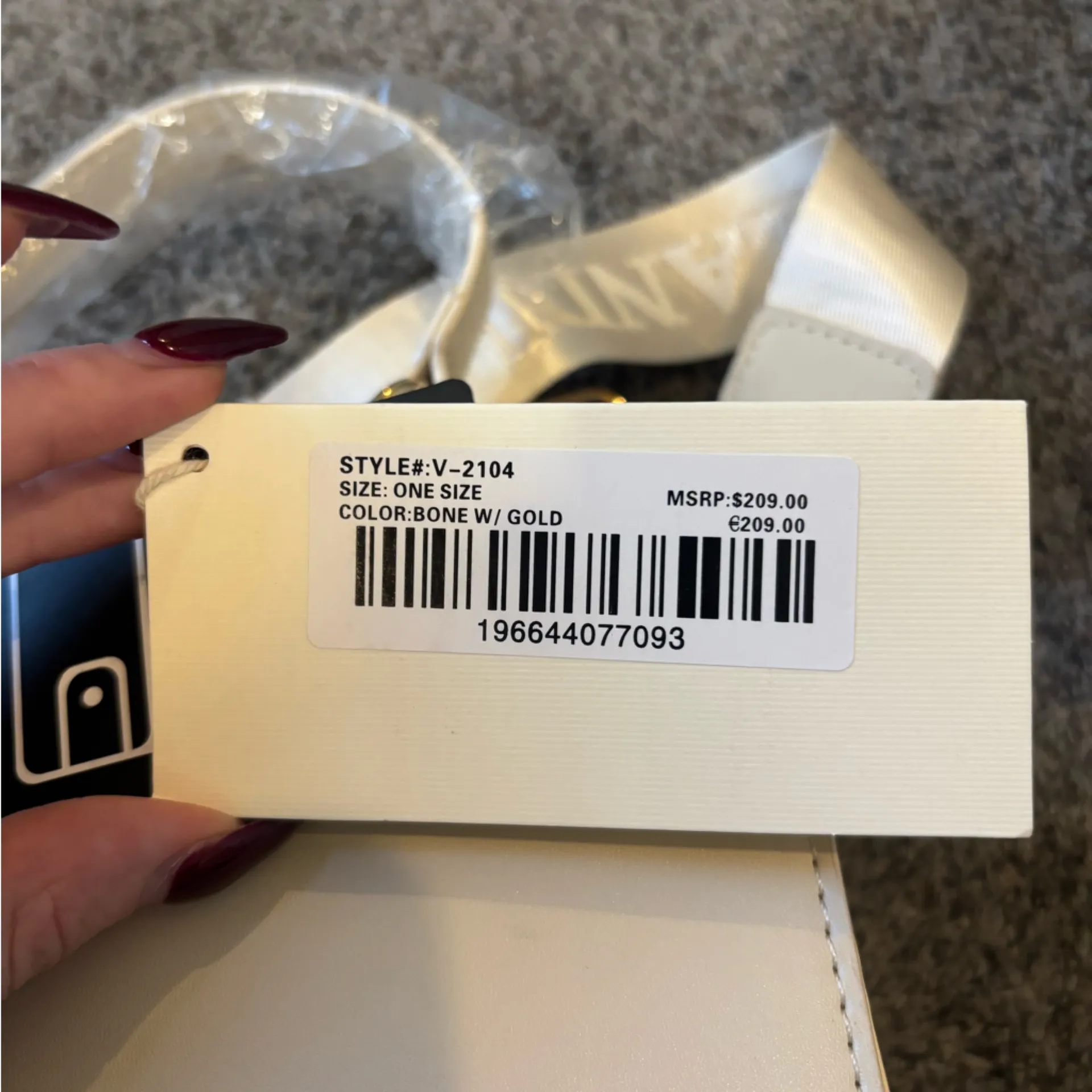 Valentino Orlandi Vegan Leather Purse Gold - Image 7