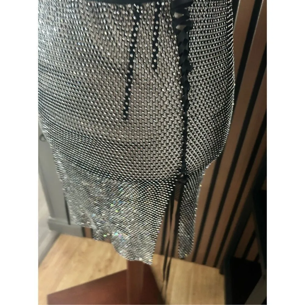 Hollow Out Mesh Suit - Image 4