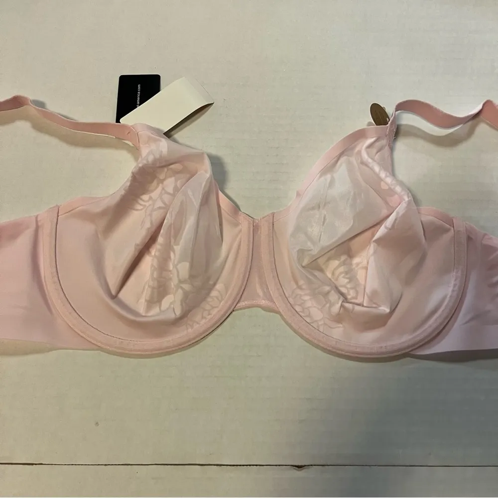Wacoal Bra Confidence Boost Underwire Bra Ballet Slipper Pink 40DD NWT #855380 - Image 7
