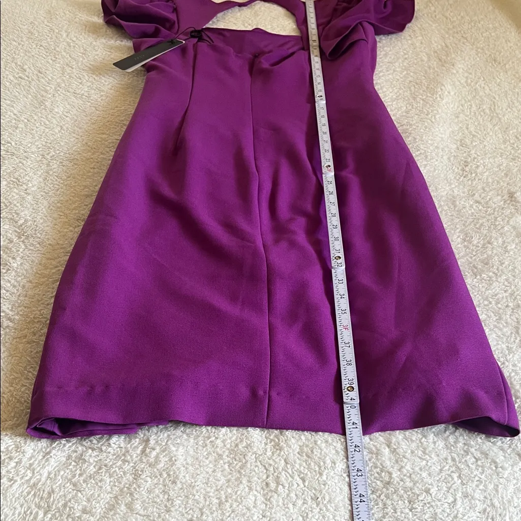 Black Halo Meredith Sheath Dress Hyacinth Purple Size 10 (NWT) - Image 4