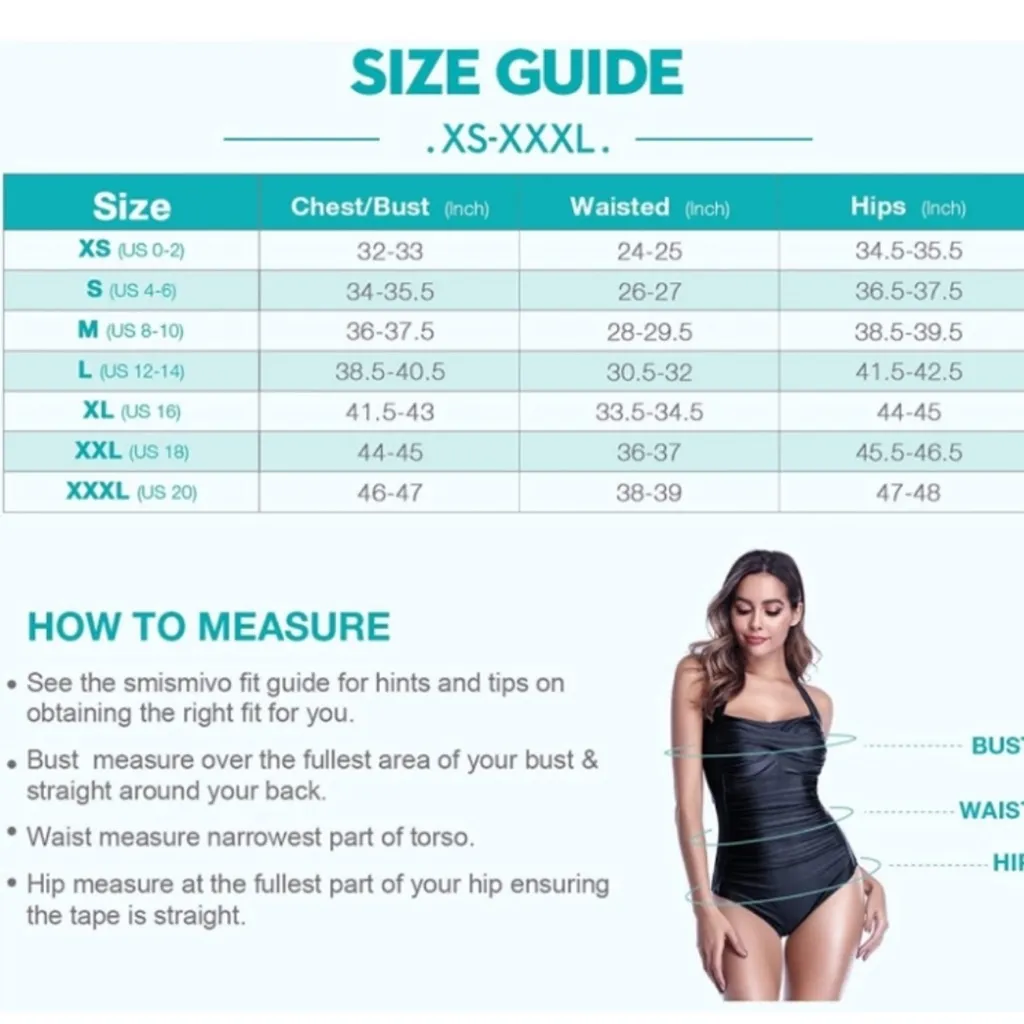 NWT Smismivo Tummy Control 1 Piece Push Up Bathing Suit Size L Neon Swirl V - Image 11