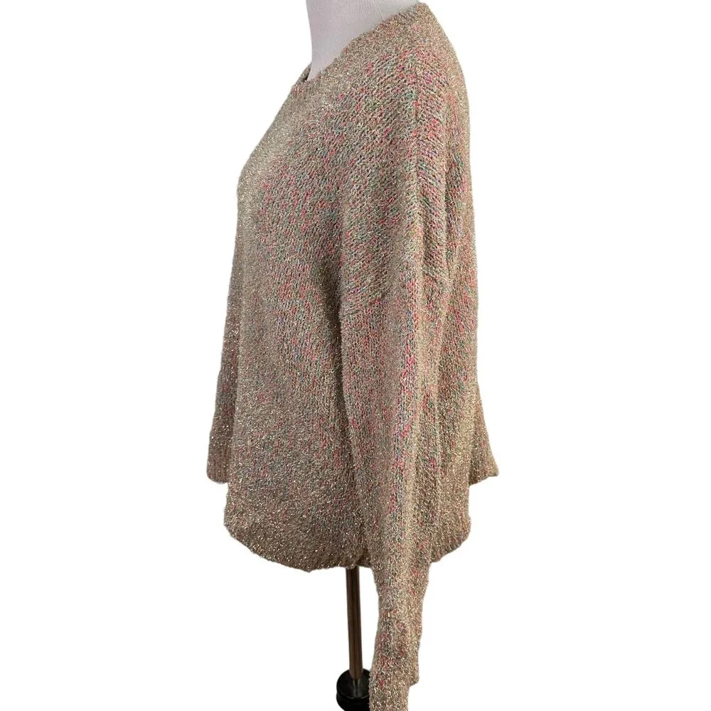 Lilly Pulitzer Gliana Multicolor Sparkle Knit Sweater Size Large - Image 6