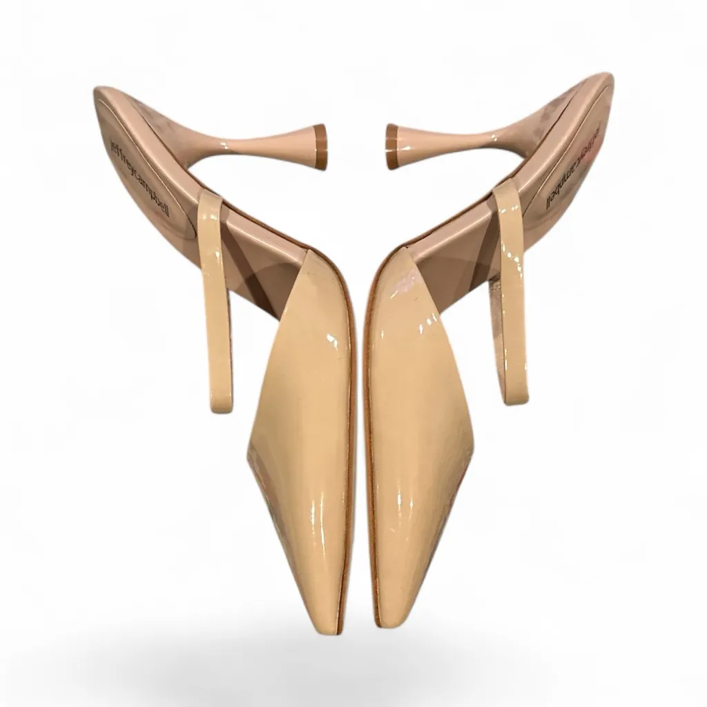 Jeffrey Campbell Crowne Pointy Toe Slide Mule Heels 9 - Image 4