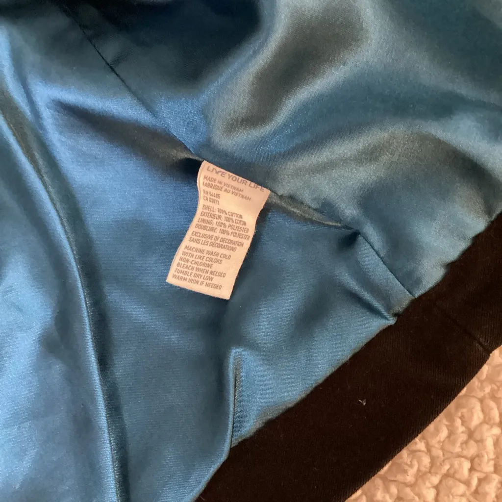 American Eagle short pea coat. Black. Size Small - Image 10