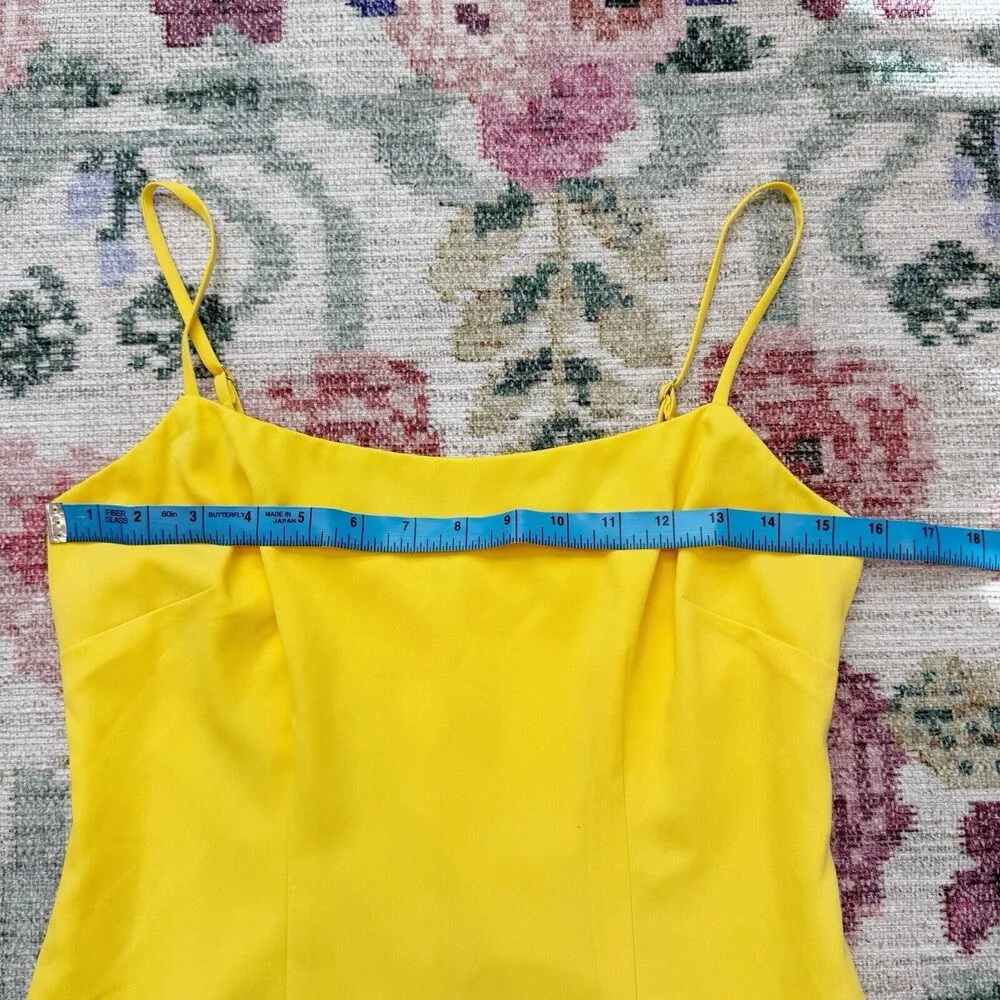 Lovers + Friends Teddy Dress Womens Small Yellow Sunshine Fitted Silhouette Mini - Image 4