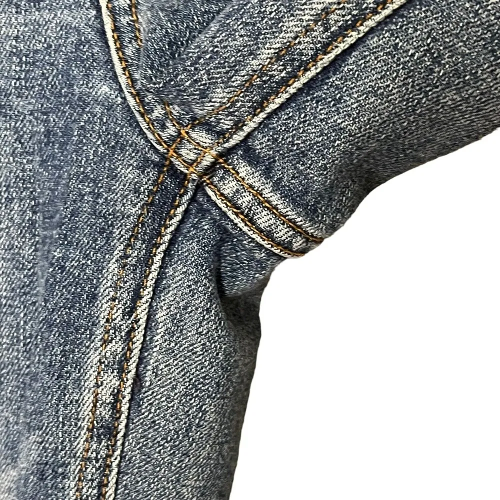 Denim X Alexander Wang Grip High Rise Straight Jeans Cropped Women’s Size 28 - Image 9