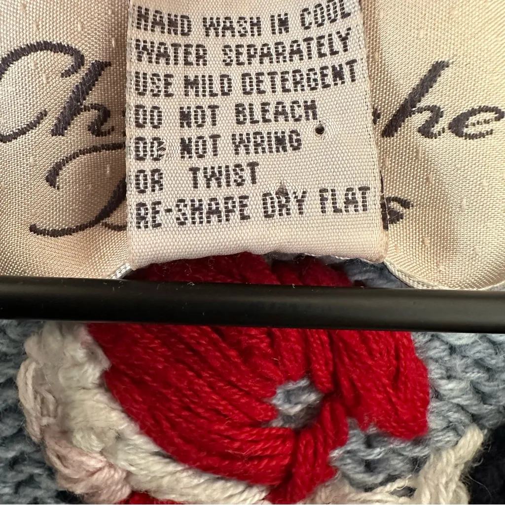 Christopher & Banks Vintage Embroidered Storybook Seasons Cardigan Sweater Large - Image 7