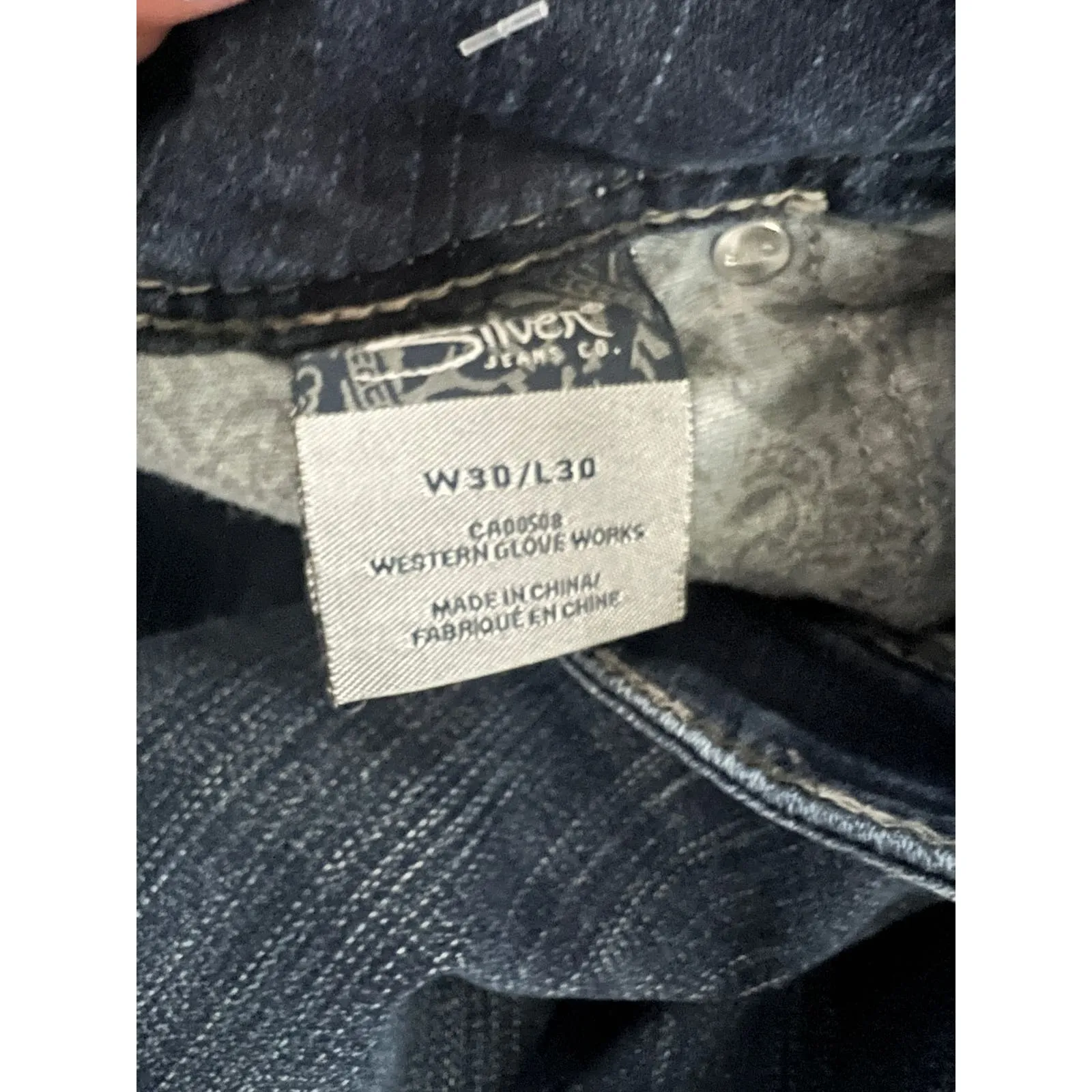 Silver Jeans Womens Suki Surplus Bootcut Blue Denim Mid Rise Flex 30 x 30 - Image 5