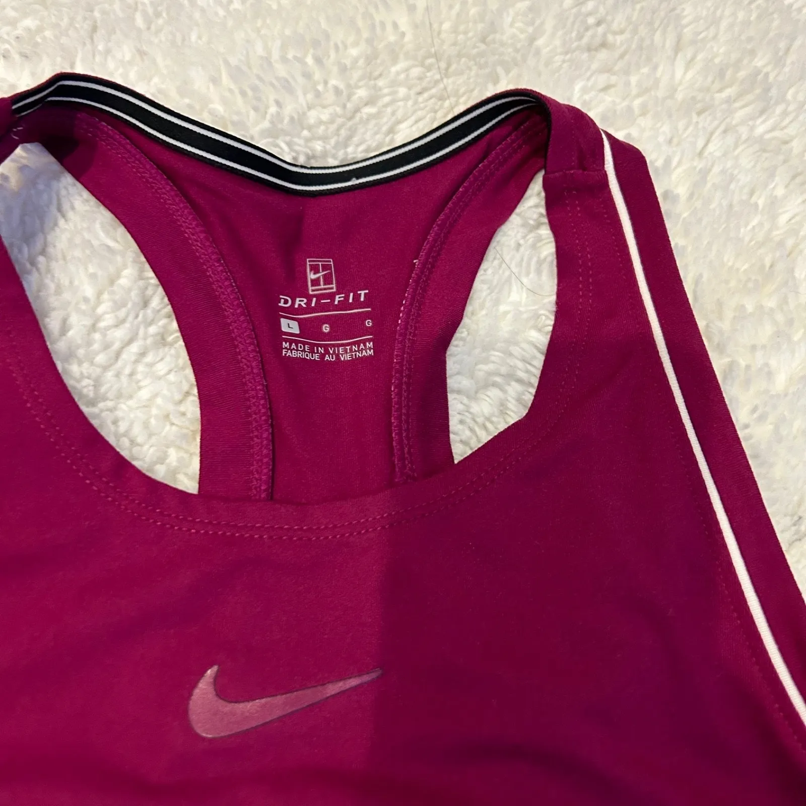 Nike Dri-FIT Women's Tennis Court Dress in Purple Size Large Mid Length - Image 5