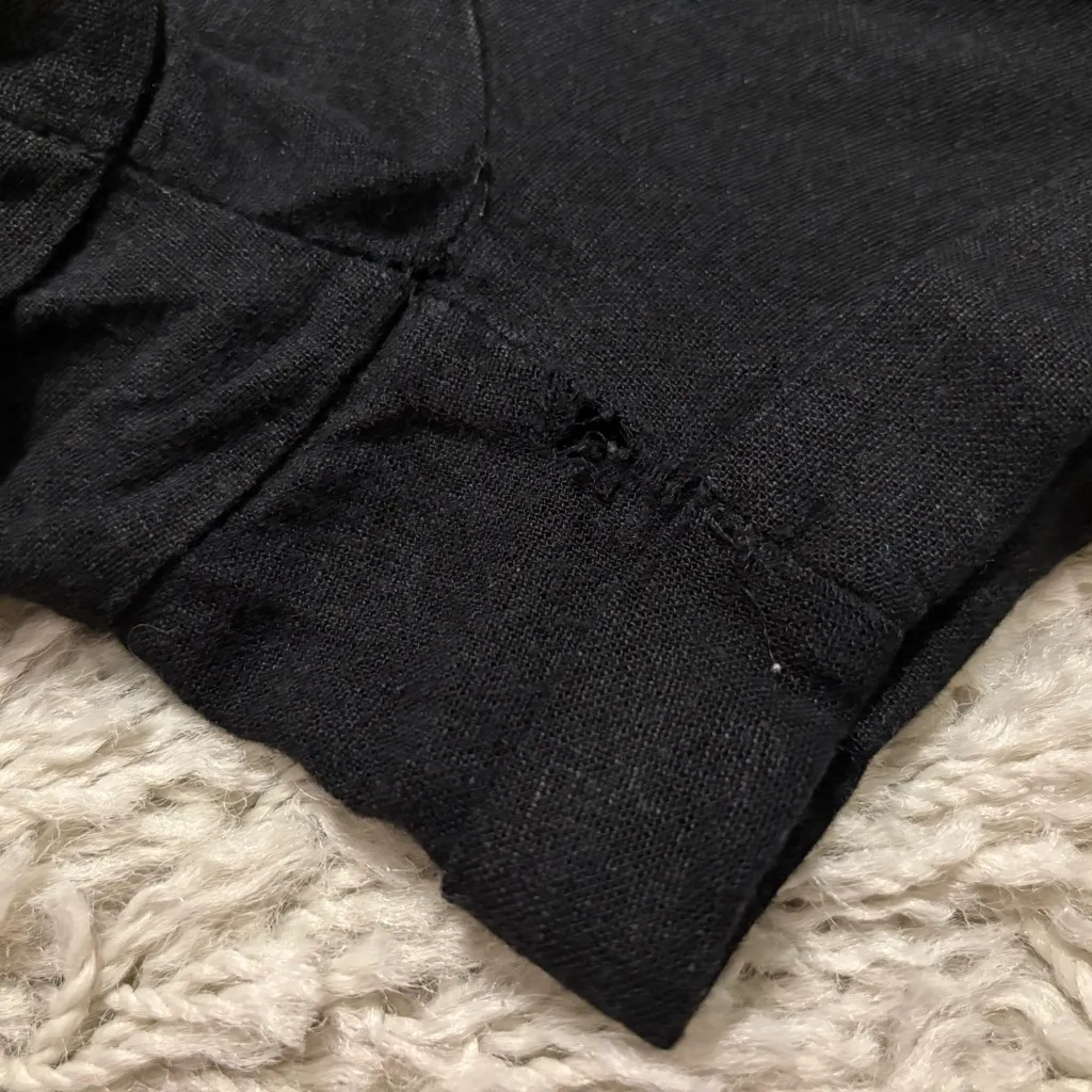 Love Tree  Black Drawstring Shorts Size M - Image 7