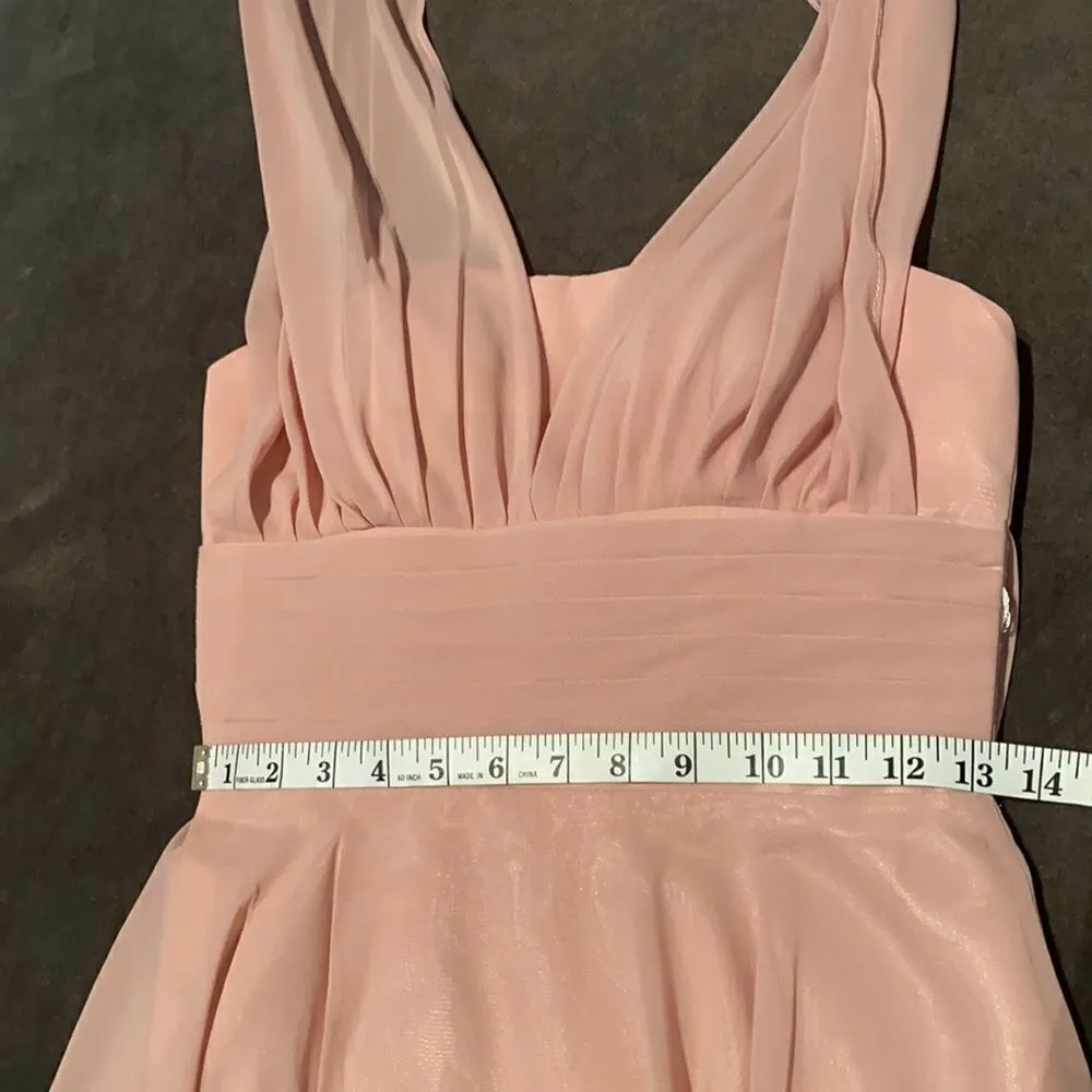 Women’s Pink Full Length Strapless Prom Party Dress S NWT **READ DESCRIPTION Pink - Image 10