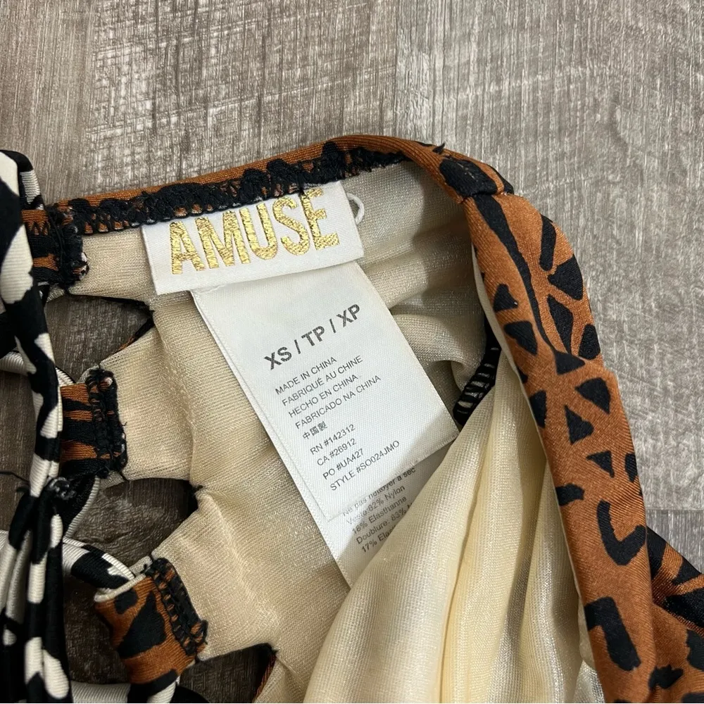 Amuse Society Revolve Henna Jagger Mud One Piece Swimsuit - Image 12