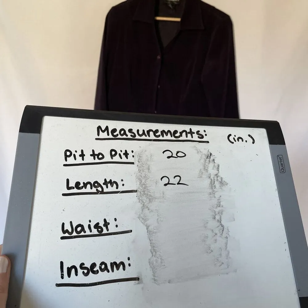 Requirements purple velvet texture women's size S business casual blazer buttons - Image 6