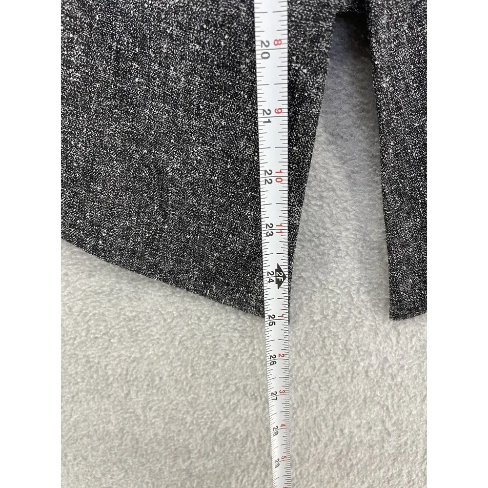 CAbi  Women's Vest Marled Gray Size Small One Button Pockets Racerback - Image 5